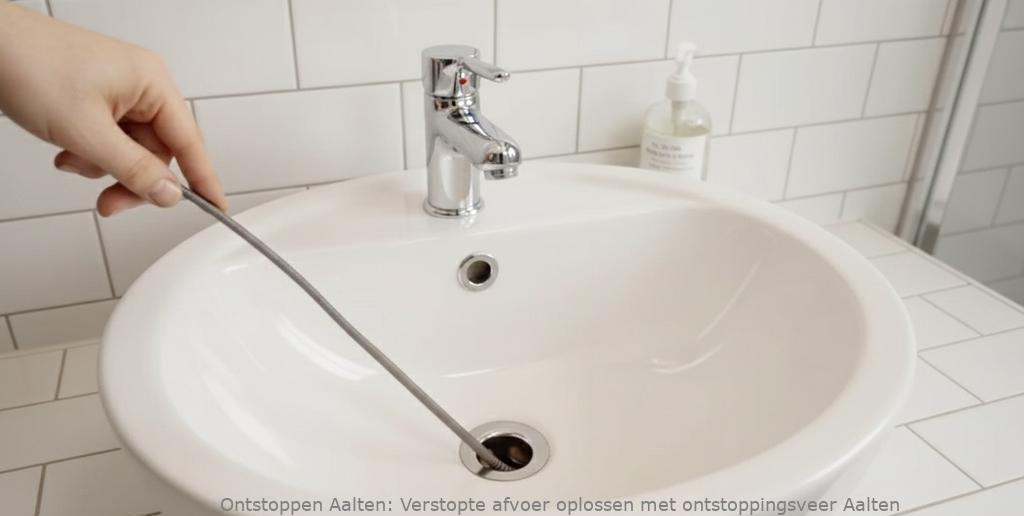 Verstopte afvoer oplossen met ontstoppingsveer Aalten