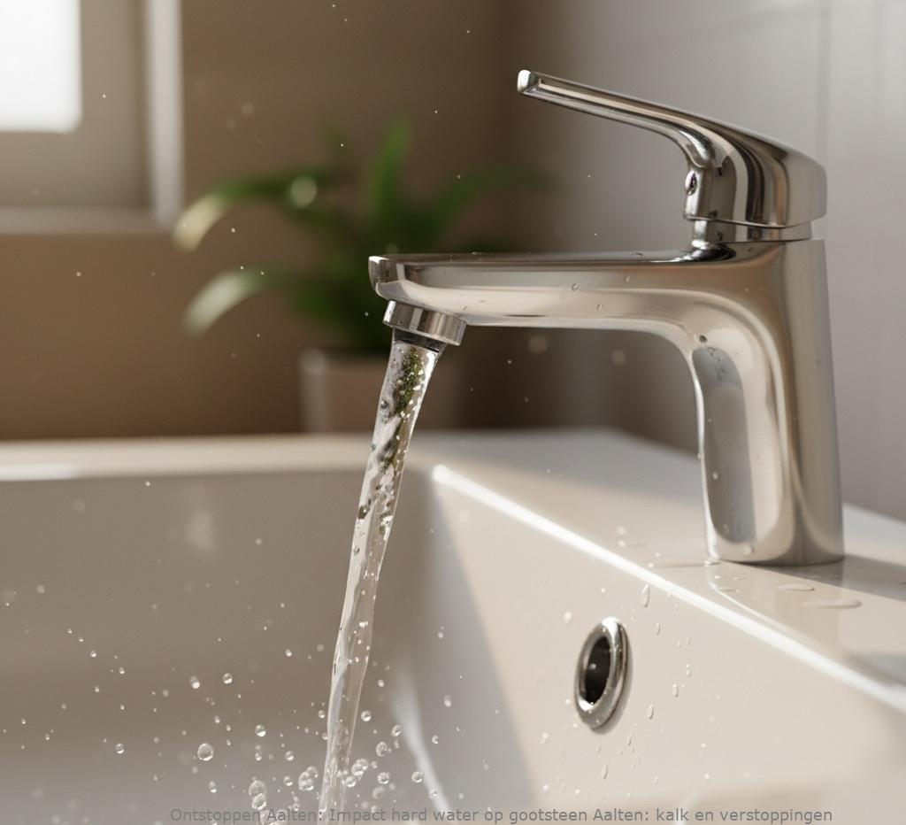 Impact hard water op gootsteen Aalten: kalk en verstoppingen