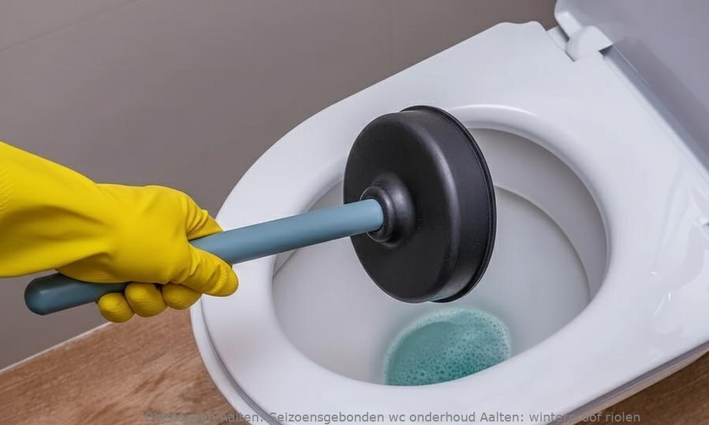 Seizoensgebonden wc onderhoud Aalten: winterproof riolen