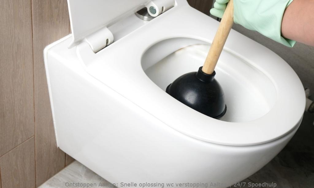 Snelle oplossing wc verstopping Aalten | 24/7 Spoedhulp